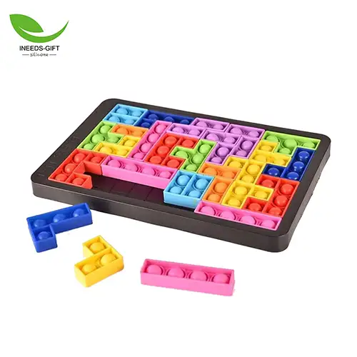 Silicone Puzzle Blocks