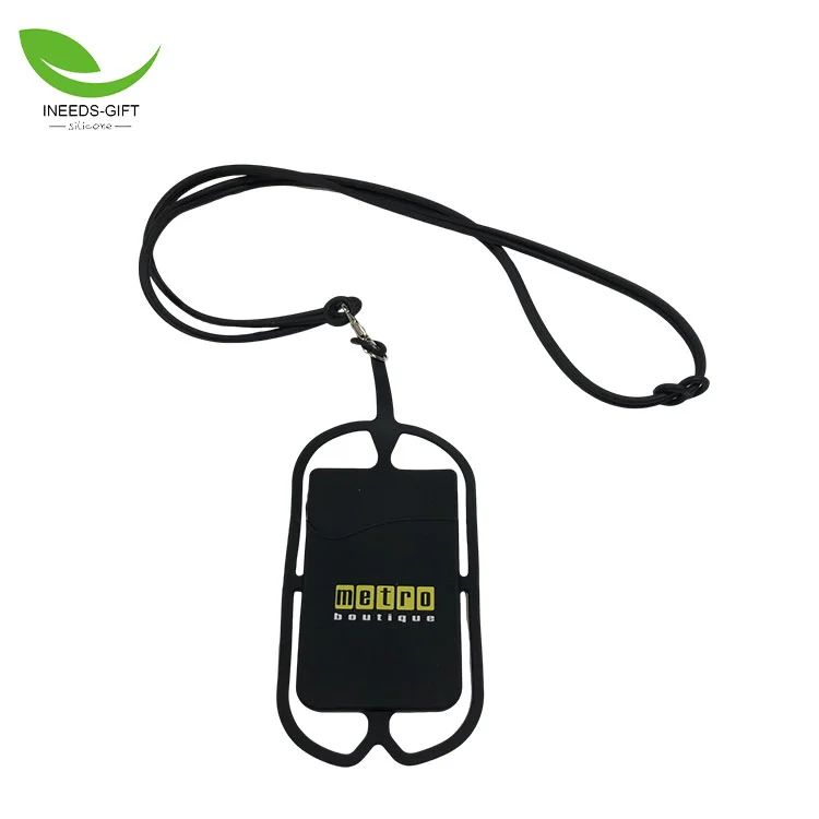 Pemegang Kad Lanyard Telefon Silikon